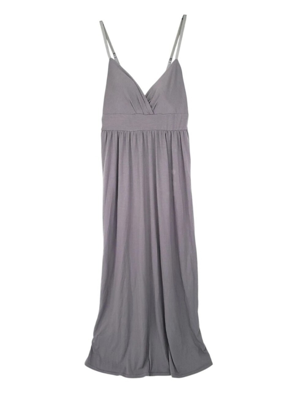 Derek Heart Dress Womens Medium Long Y2K Maxi V Neck Vintage Empire Sleeveless